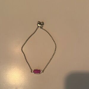 Kendra Scott Elaina gold and Pink Bracelet